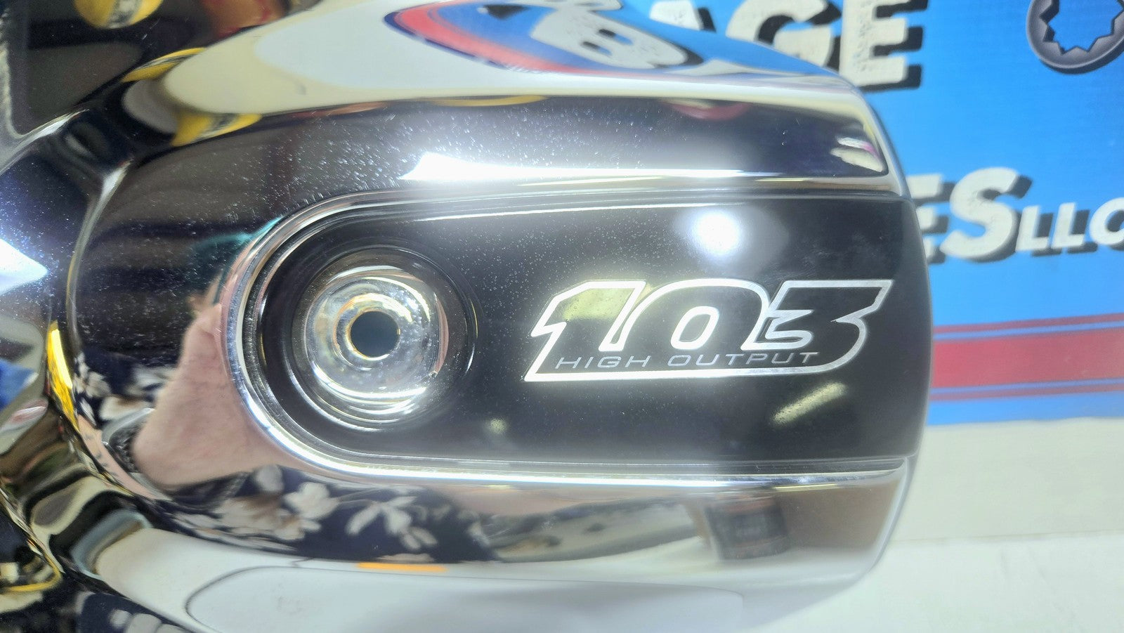 Harley-Davidson Air Cleaner Cover and Back Plate 103 High Output