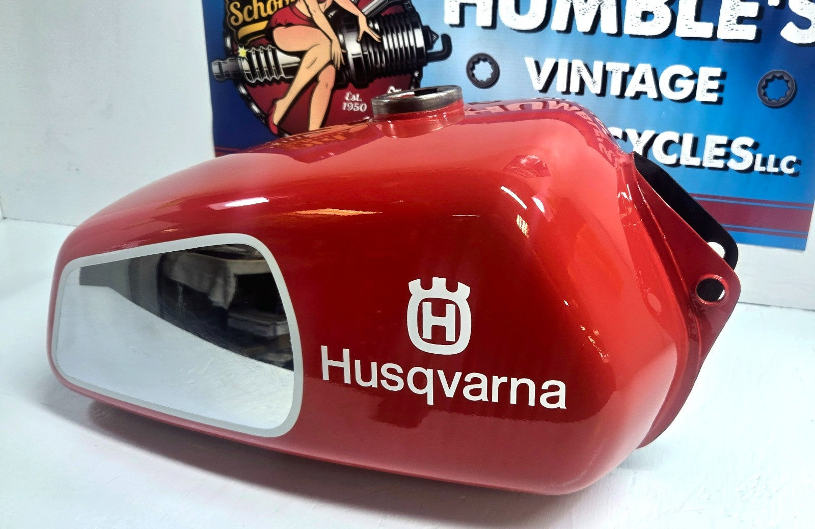 1974 Husqvarna CR250 WR250 Fuel Tank EXCELLENT CONDITION AHRMA