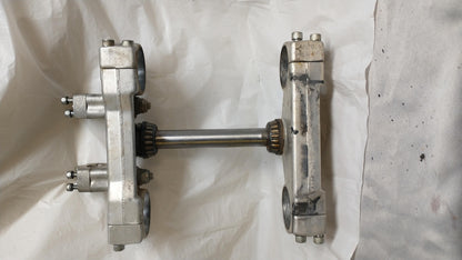 1993 HUSABERG FE501 OEM FRONT FORKS LOWER UPPER TRIPLE TREE STEM CLAMP