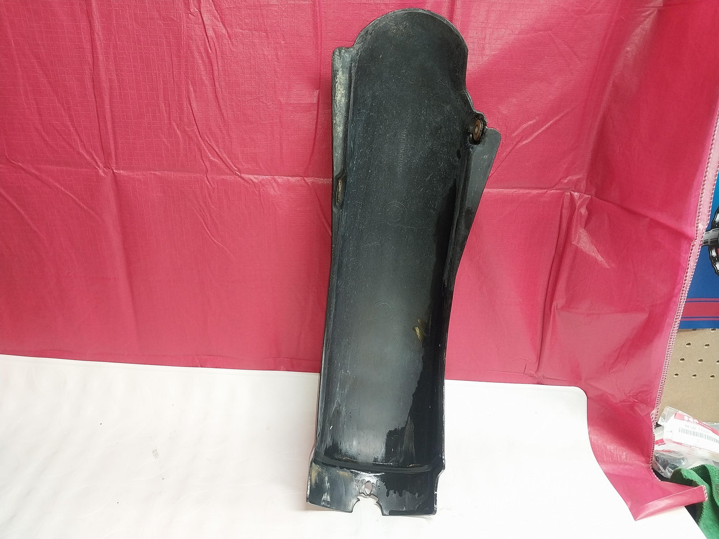 1976 KAWASAKI KE175 BLACK REAR BACK inner FENDER COWL FAIRING