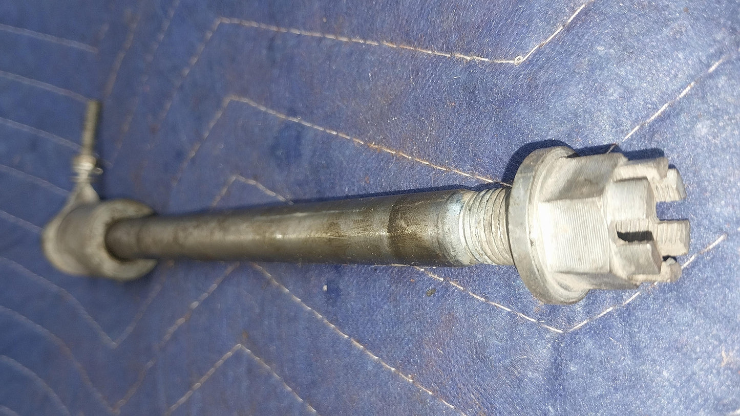 1971 HONDA CL100 REAR AXLE BACK WHEEL RIM PIVOT BOLT AXEL