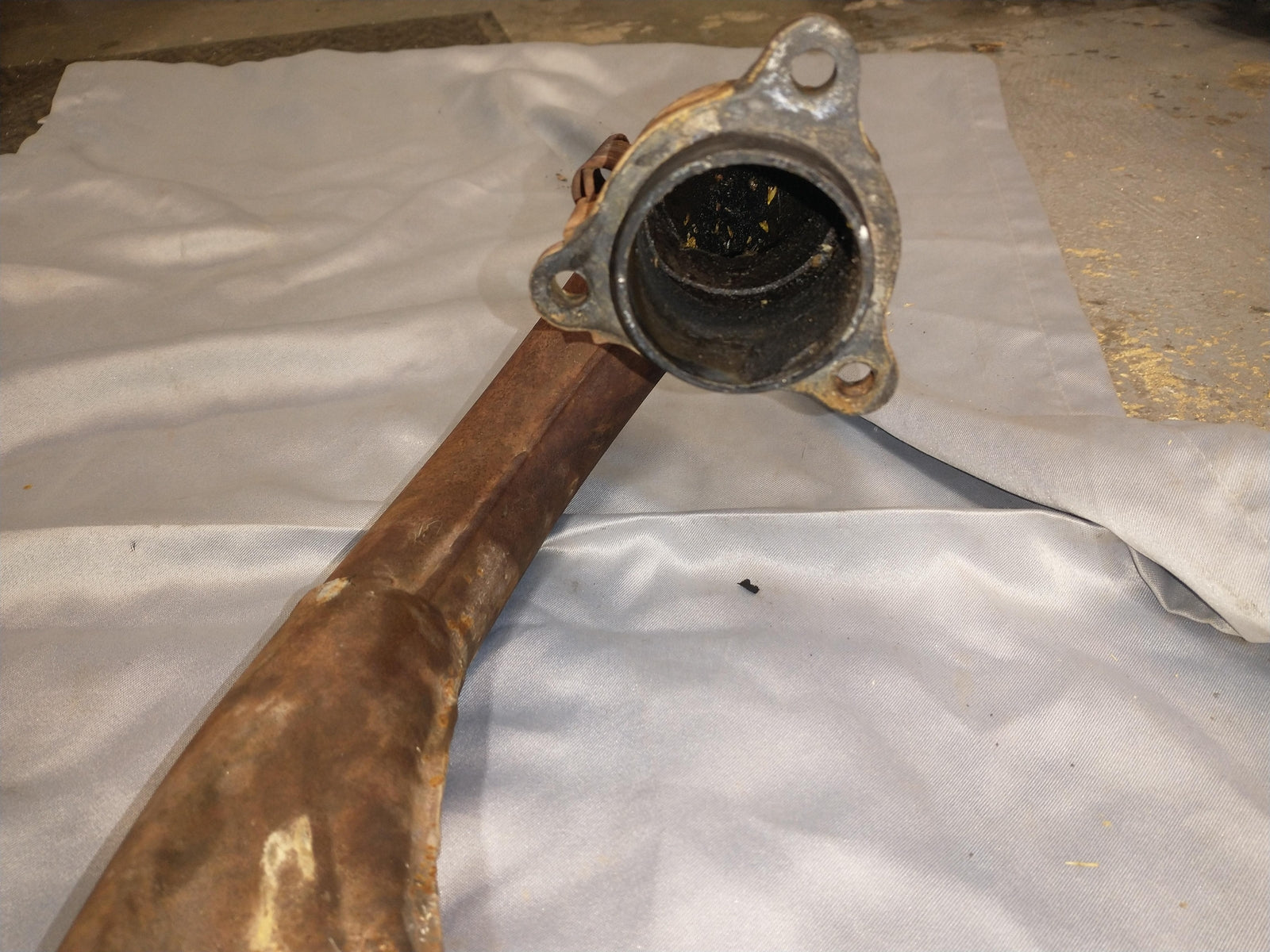 1971 KAWASAKI F8 EXHAUST PIPE CHAMBER HEADER
