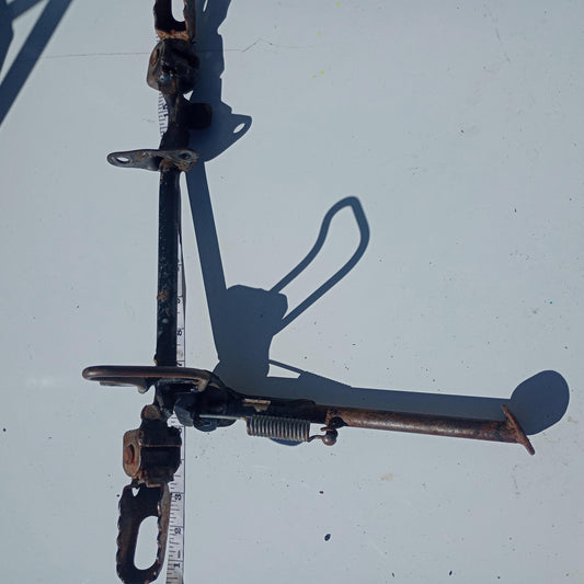 1980 YAMAHA MX100 OEM KICKSTAND SIDE KICK STAND with pedals and mount 