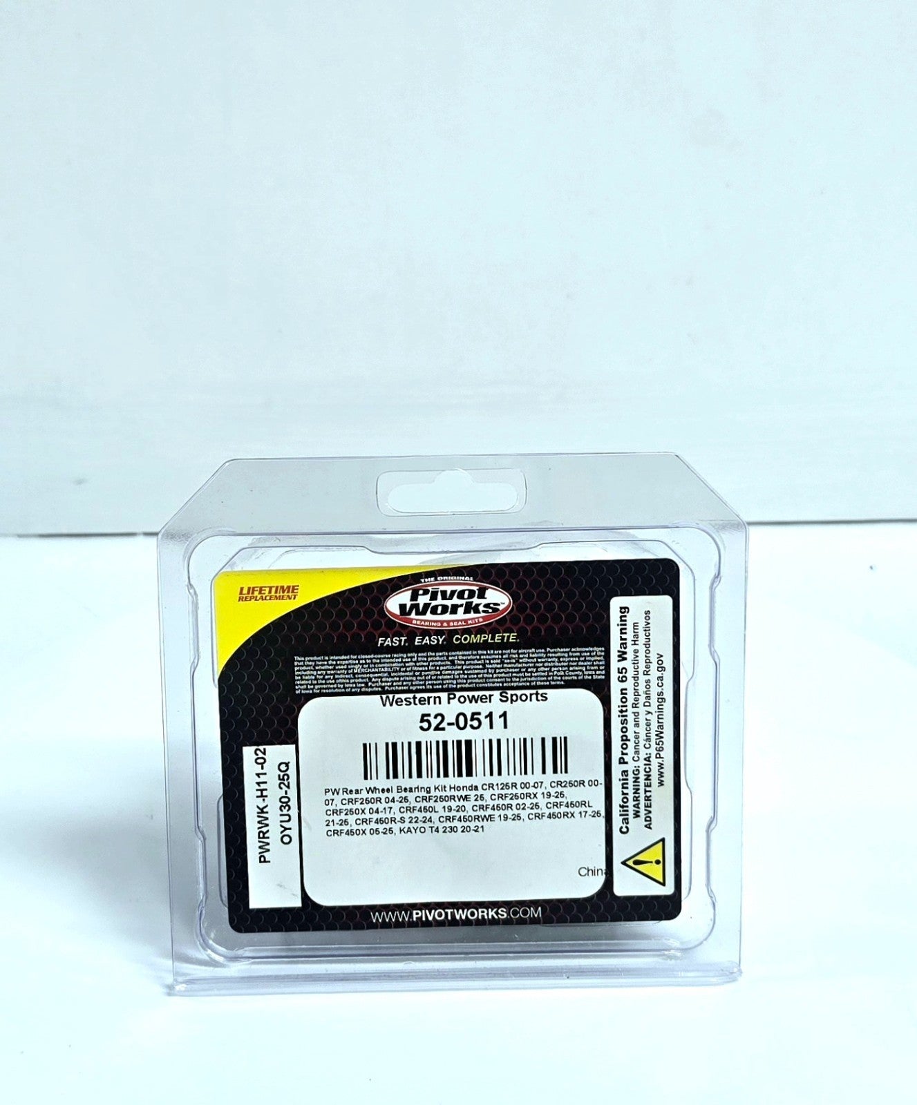 Pivot Works - PWRWK-H11-021 - Wheel Bearing Kit 52-0511