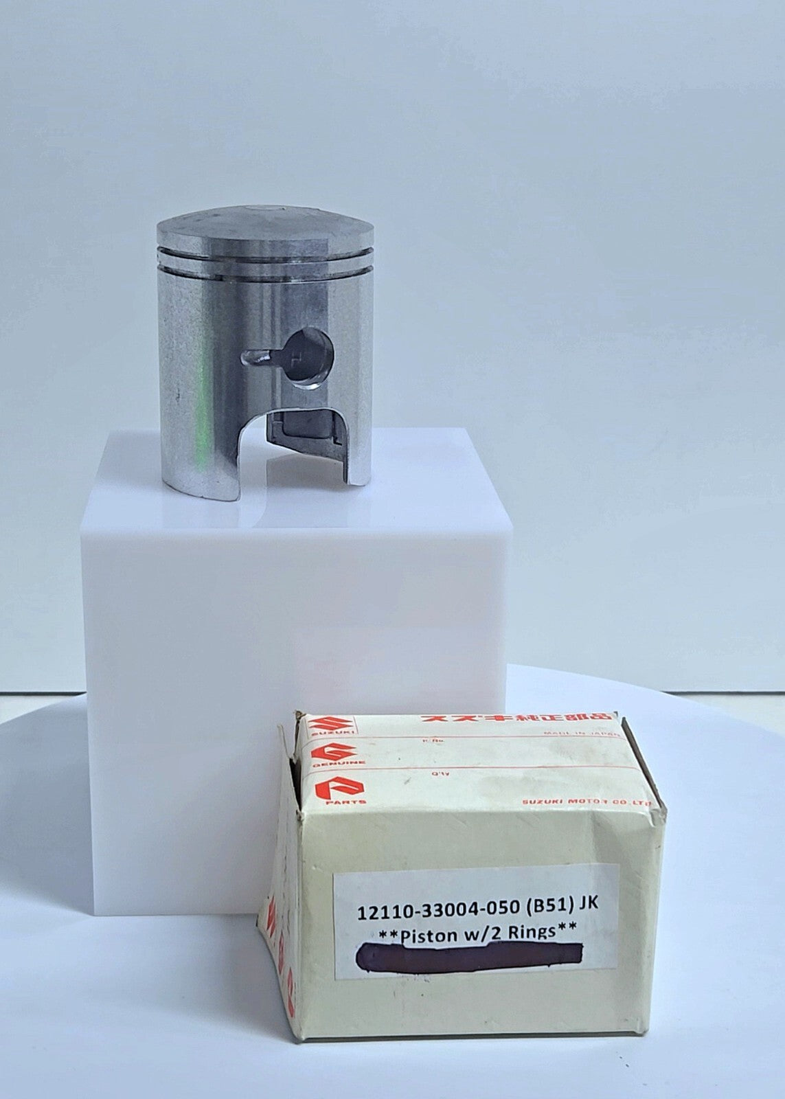 New Old Stock Suzuki Pistons, Rings not included