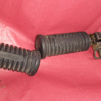 1975 HARLEY-DAVIDSON SX250 OEM LEFT RIGHT FOOT RESTS PEGS 