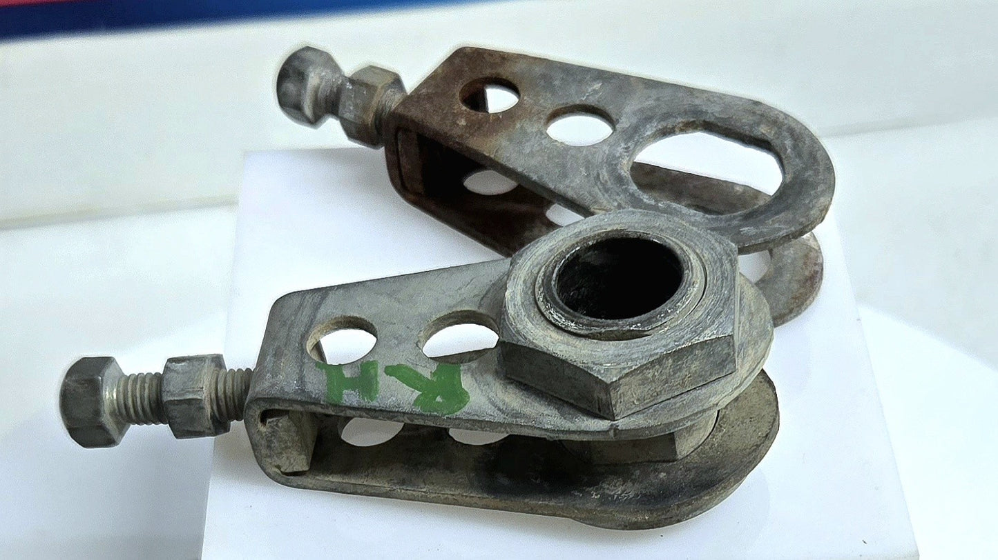 OEM 1979 1980 Suzuki PE250 Chain Tension Bolts Adjusters