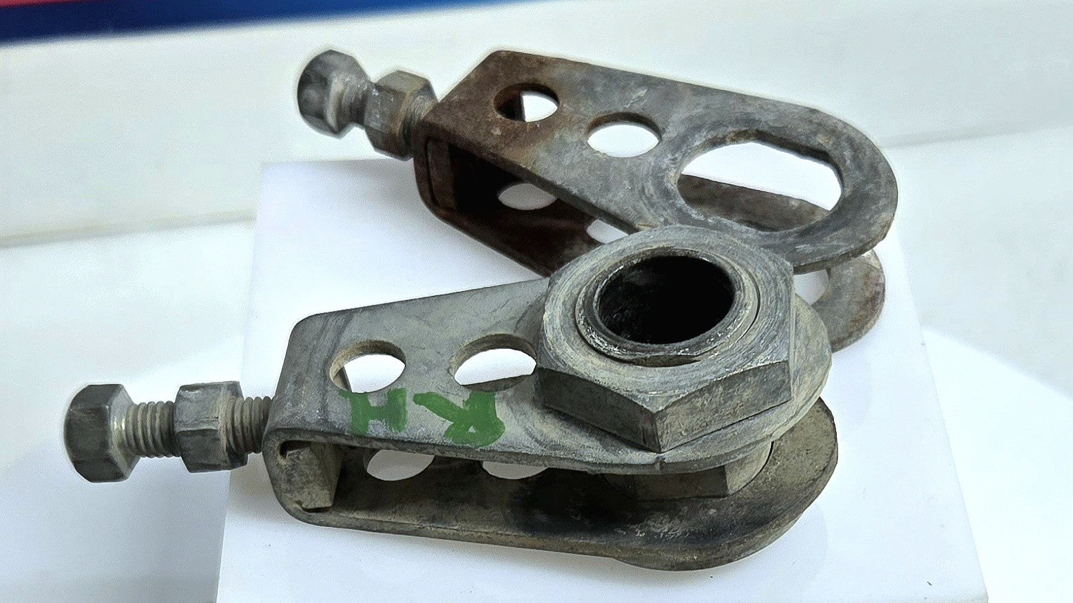 OEM 1979 1980 Suzuki PE250 Chain Tension Bolts Adjusters