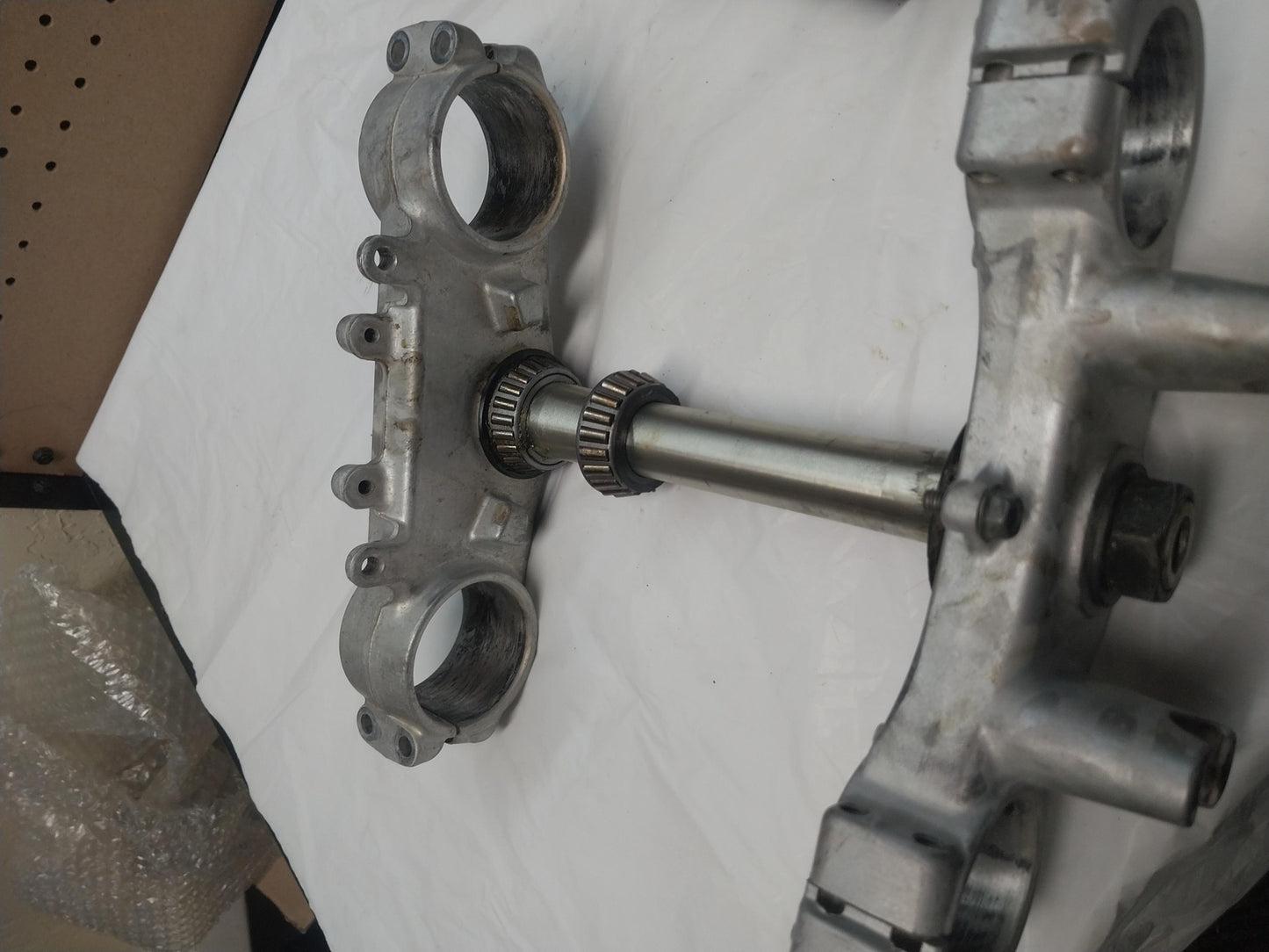 2002 YAMAHA YZ250F FRONT FORKS LOWER UPPER TRIPLE TREE STEM CLAMP