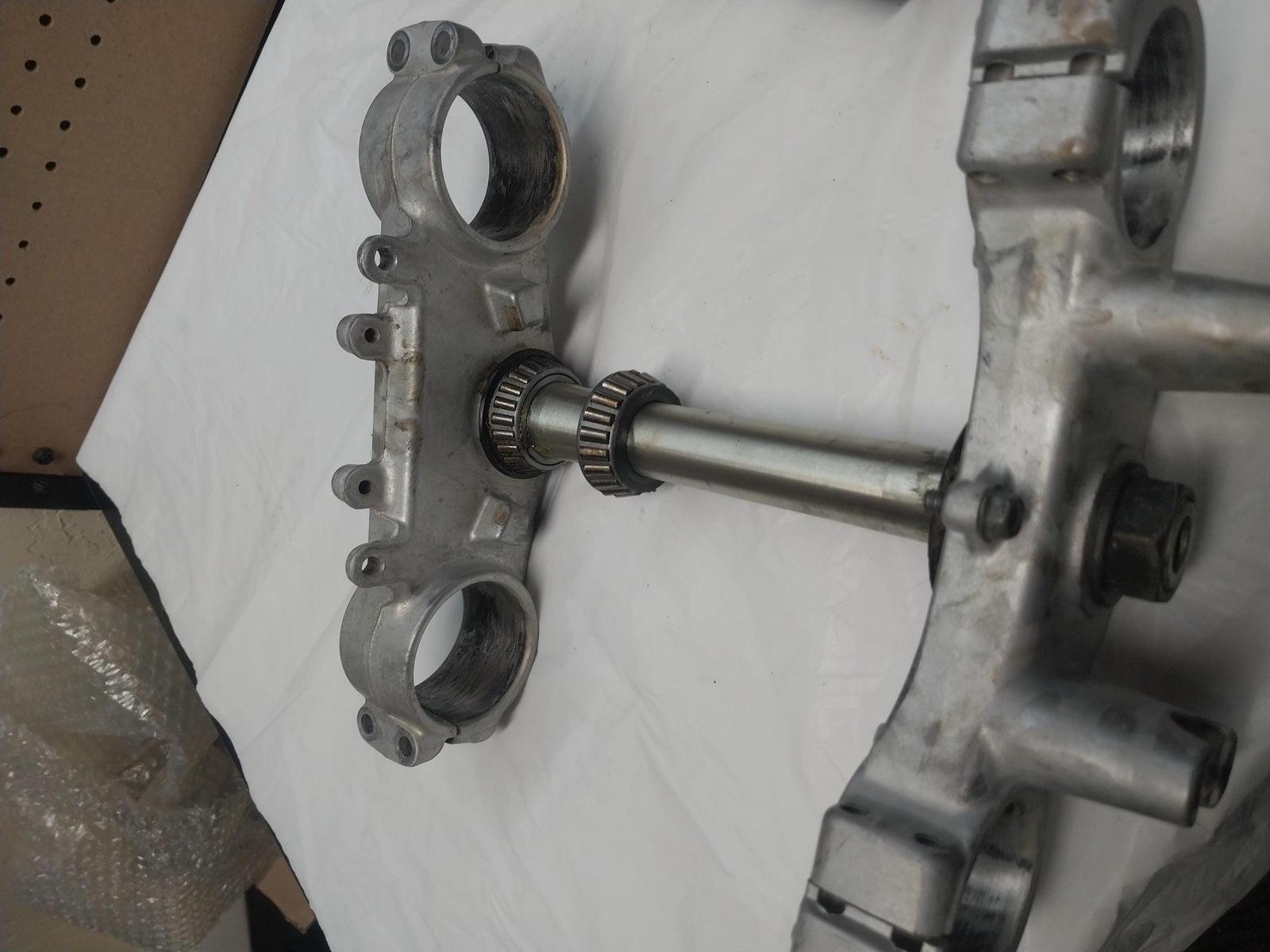 2002 YAMAHA YZ250F FRONT FORKS LOWER UPPER TRIPLE TREE STEM CLAMP