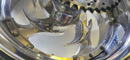 Harley-Davidson Custom Chopper Sawblade Style Rear Wheel