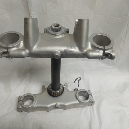 1980 SUZUKI PE400 OEM FRONT FORKS LOWER UPPER TRIPLE TREE STEM CLAMP