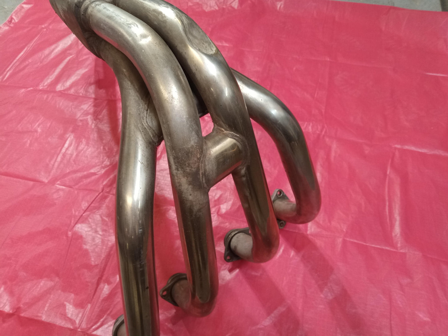 1995 SUZUKI KATANA 600 CHROME EXHAUST and  HEADER PIPES MANIFOLD