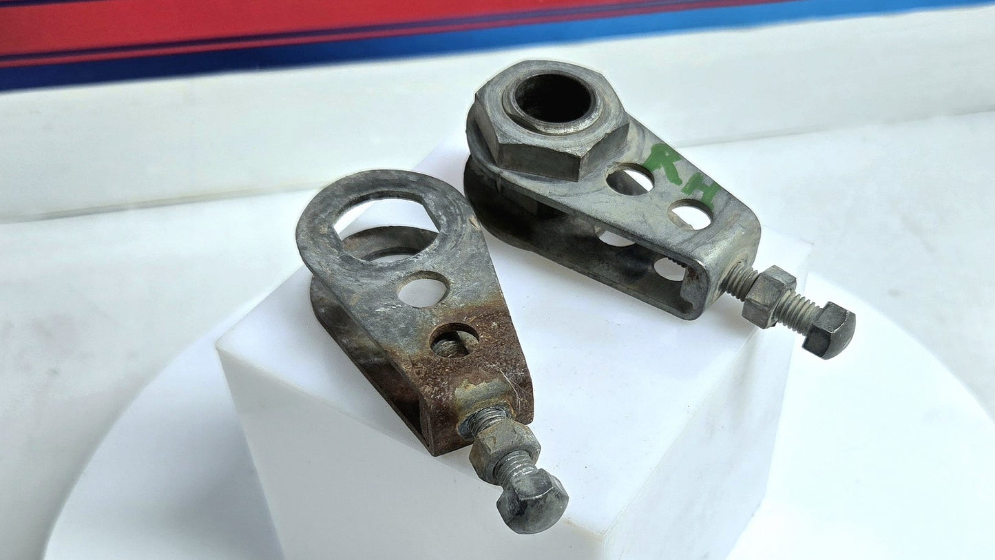 OEM 1979 1980 Suzuki PE250 Chain Tension Bolts Adjusters
