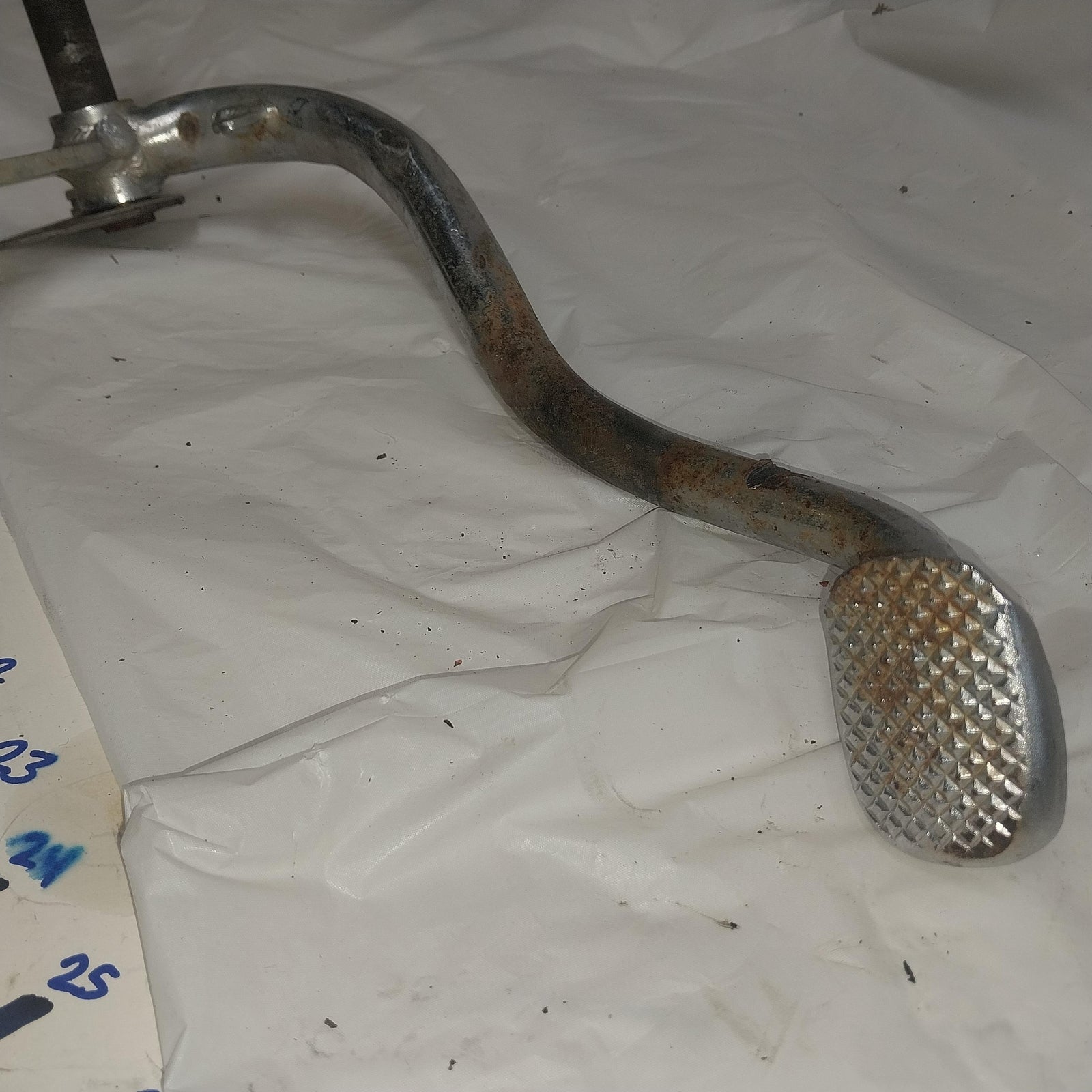 1972 HONDA CT90 OEM RIGHT REARSET BRAKE FOOT PEDAL