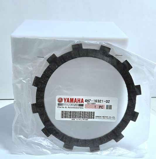 Yamaha OEM Friction Plate 4H7-16321-02 for 1997-2017 : Big Bear, YZF, Seca II