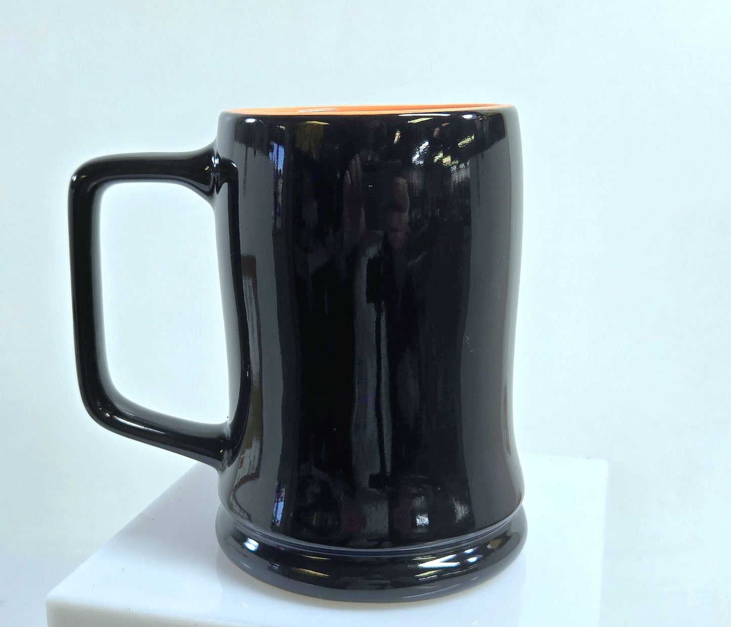 Harley Davidson Coffee Cup Mug 18oz Black Raised 3-D Eagle Official Logo