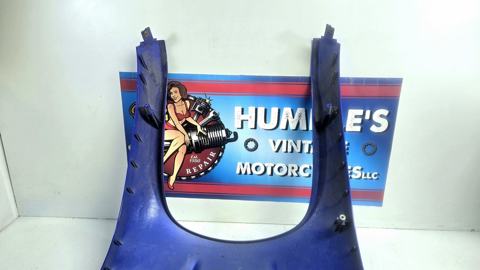 04-09 Yamaha XC125 Front Fender Fairing Cowling Blue OEM EXCELLENT condition