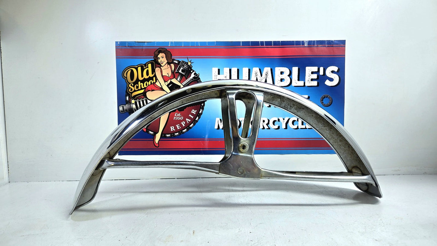 OEM Yamaha CS3C Front Fender 1970 Chrome