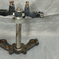 1971 KAWASAKI F8 FRONT FORKS LOWER UPPER TRIPLE TREE STEM CLAMP