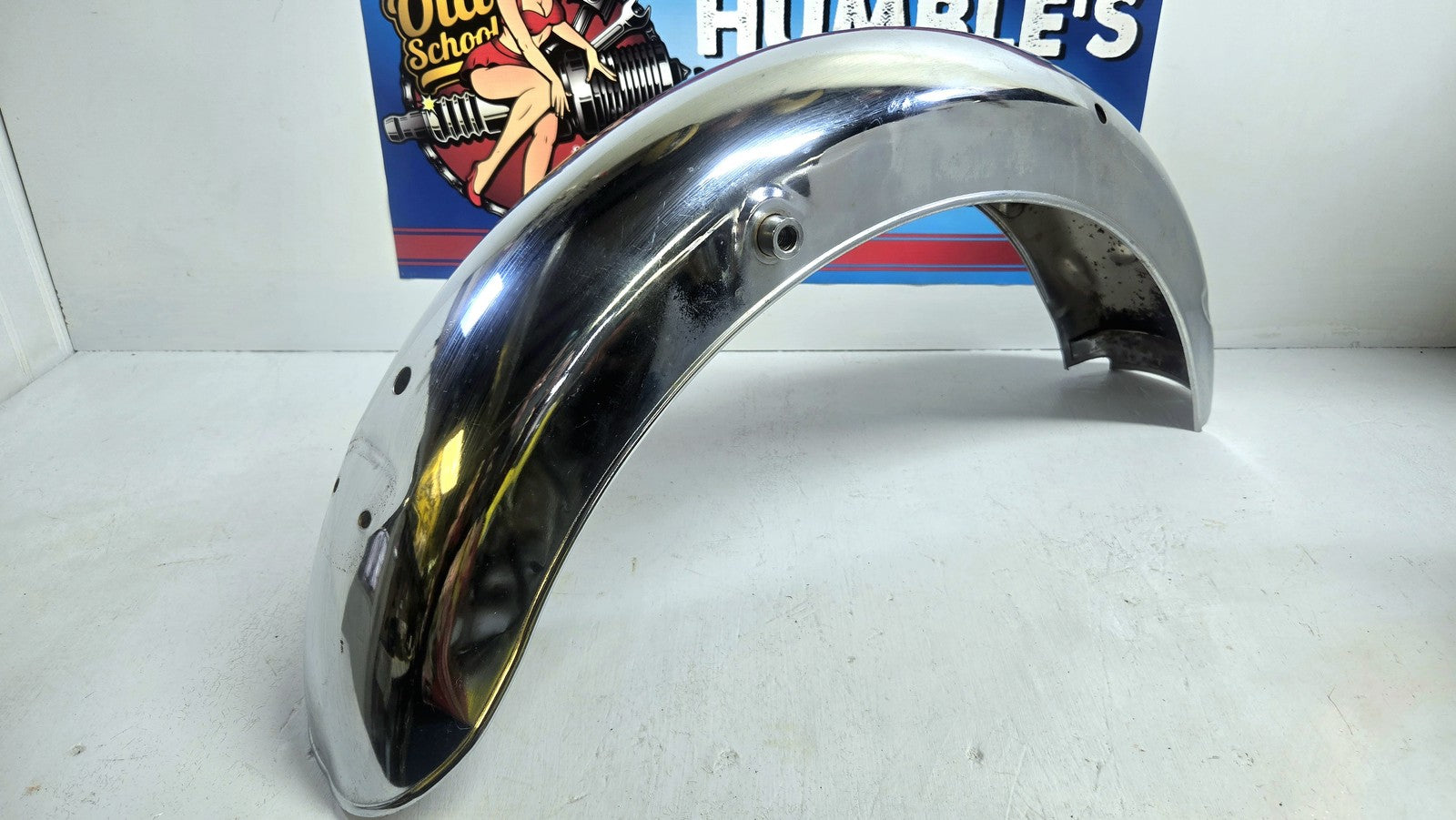 OEM Yamaha CS3C Rear Fender 1970 Chrome