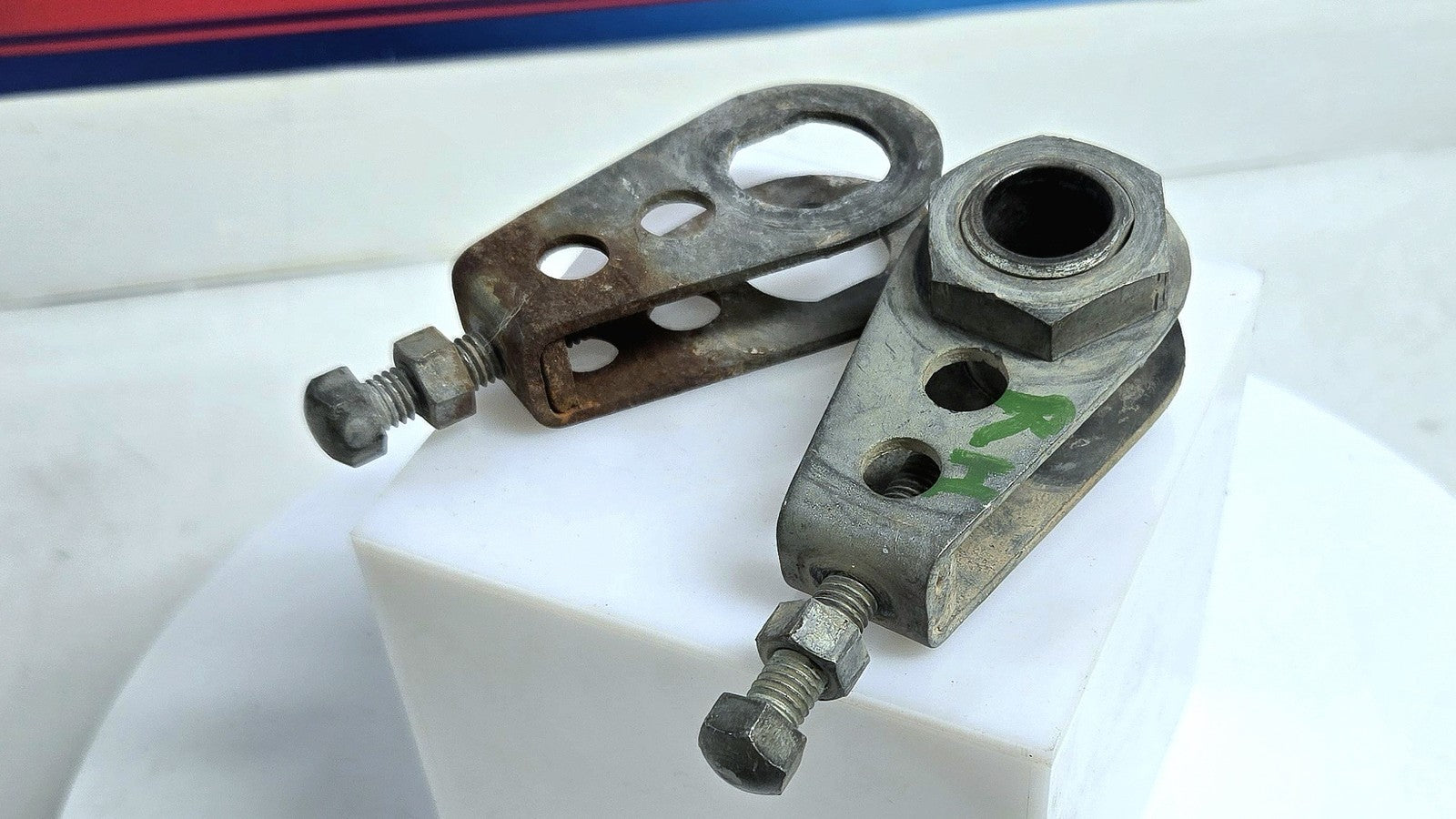 OEM 1979 1980 Suzuki PE250 Chain Tension Bolts Adjusters