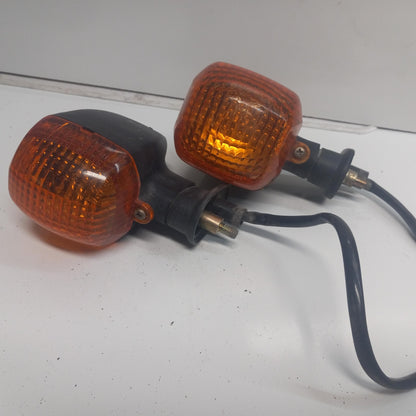 1997 YAMAHA YZF750R OEM FRONT LEFT RIGHT TURN SIGNALS LIGHT INDICATORS