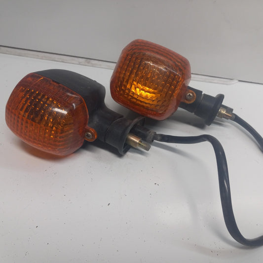 1997 YAMAHA YZF750R OEM FRONT LEFT RIGHT TURN SIGNALS LIGHT INDICATORS