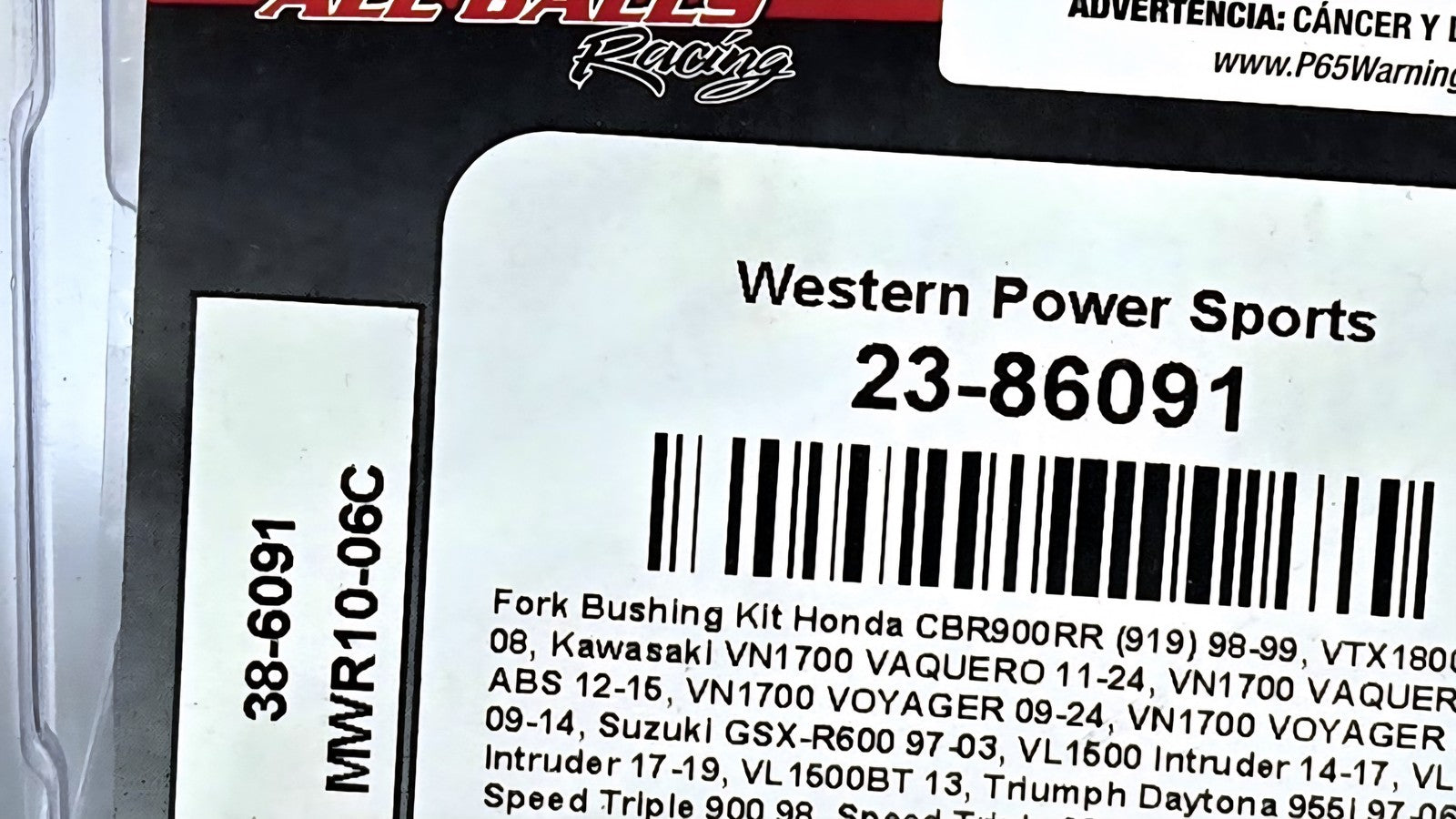 All Balls Fork Bushing Kit 23-86091