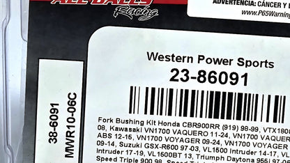 All Balls Fork Bushing Kit 23-86091