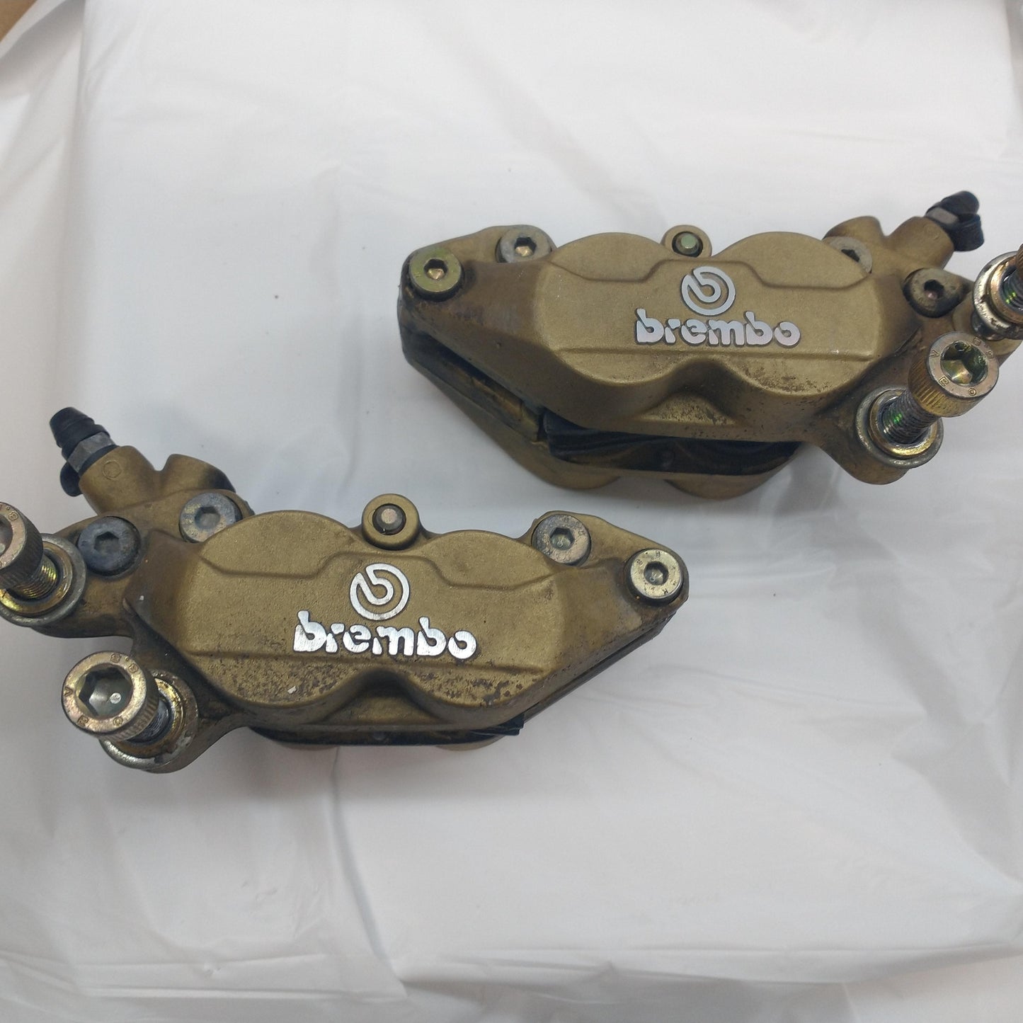 1994 DUCATI M900 MONSTER RIGHT LEFT FRONT BRAKE CALIPER SET PAIR CALIPERS