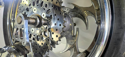 Harley-Davidson Custom Chopper Sawblade Style Rear Wheel