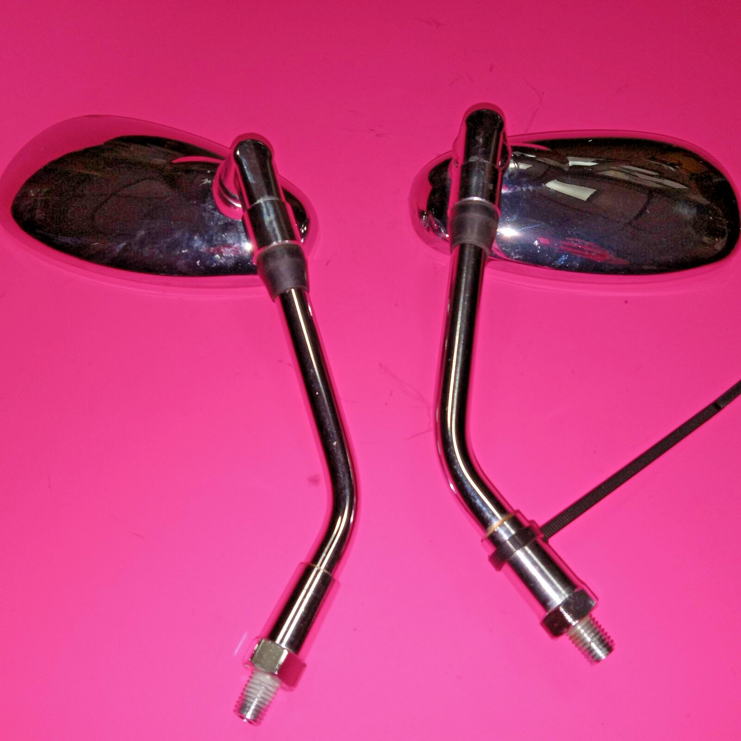 1995 SUZUKI bandit 600 CHROME REAR VIEW MIRROR SET PAIR MIRRORS