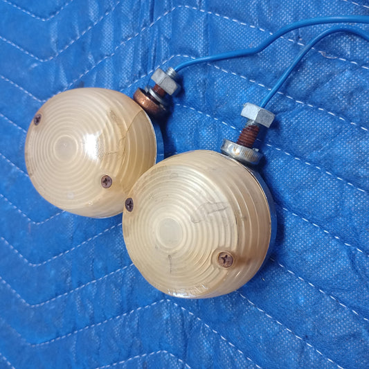 1970 YAMAHA CS3 OEM LEFT RIGHT TURN SIGNALS LIGHT INDICATORS