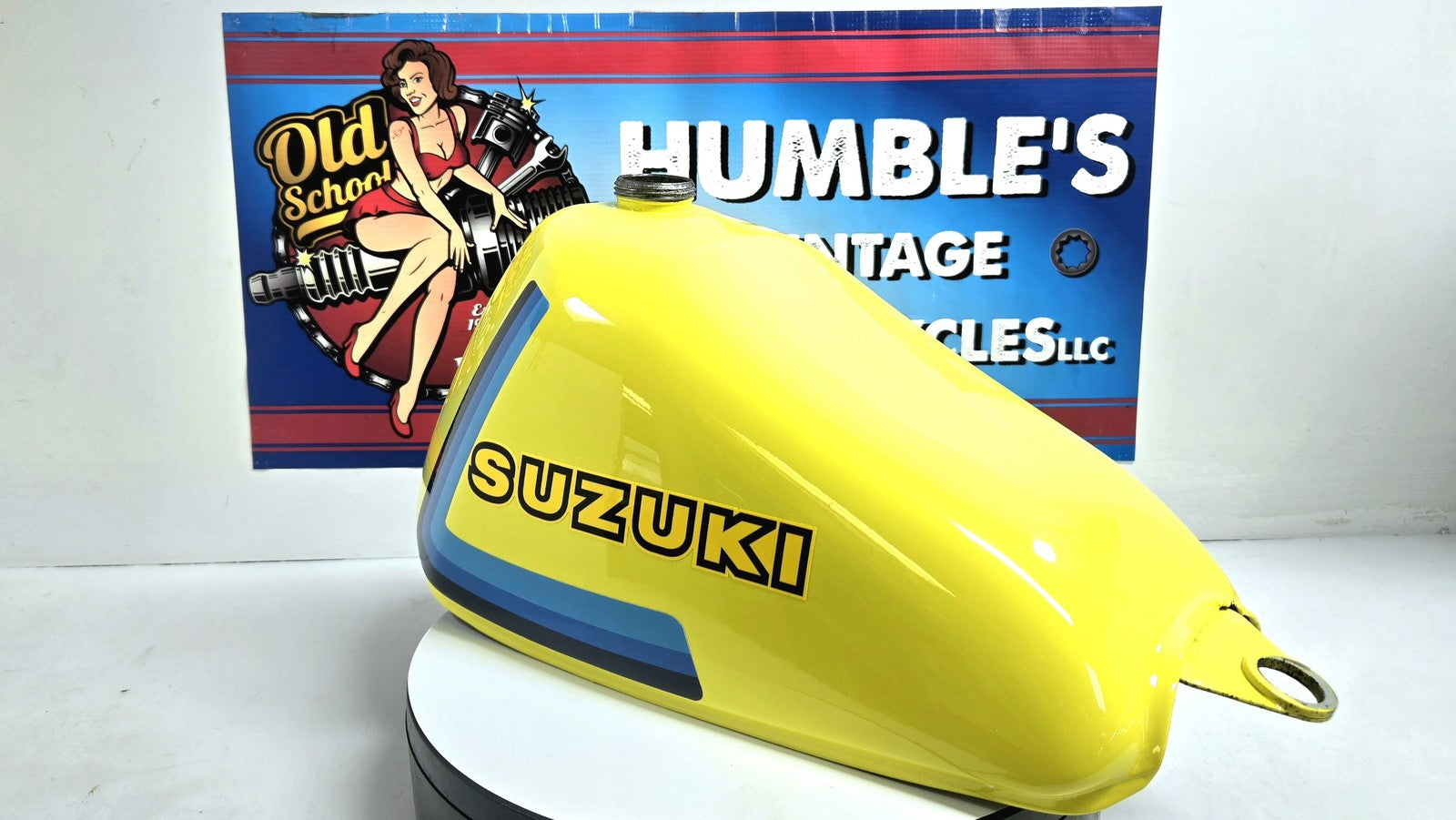 OEM 1979 1980 Suzuki RM60 Fuel Tank Gas Tank RESTORED