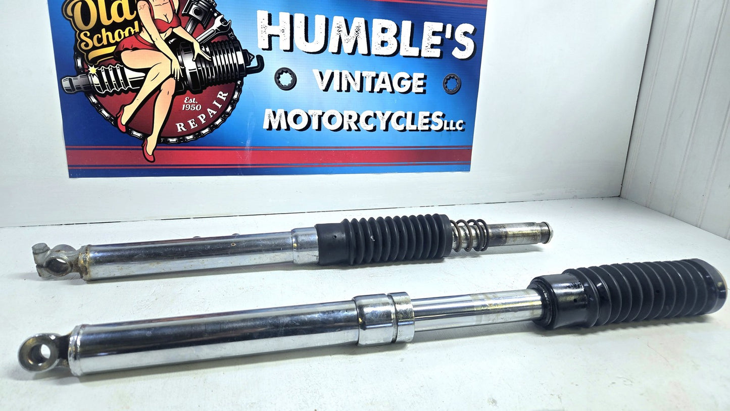 OEM 1970 Yamaha CS3C Forks with Gators