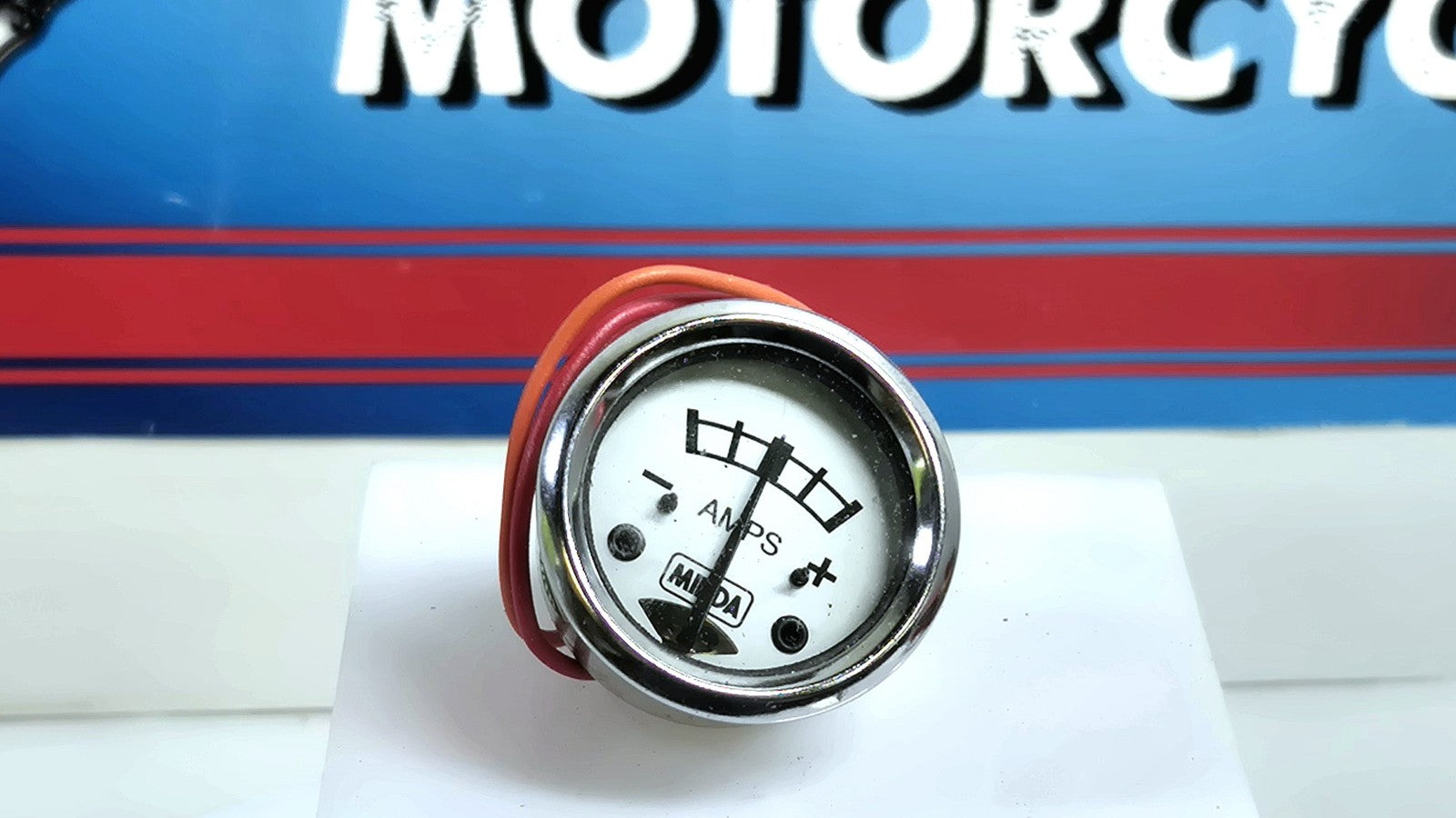 NEW Genuine Minda Ammeter Amp Gauge for Royal Enfield with wire harness