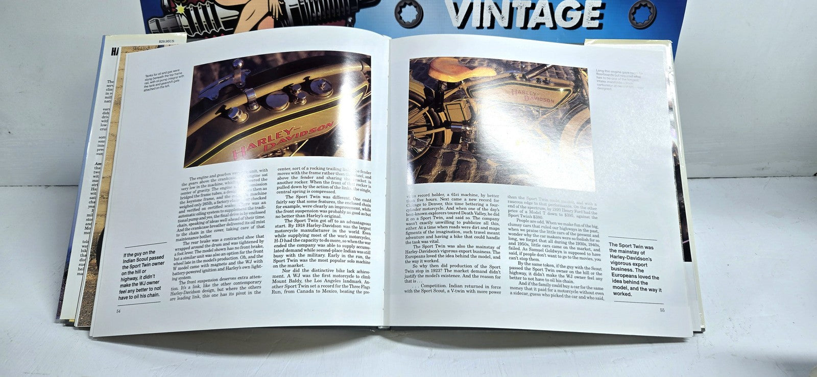 "Harley-Davidson: The American Motorcycle" Vintage Book Published 1992