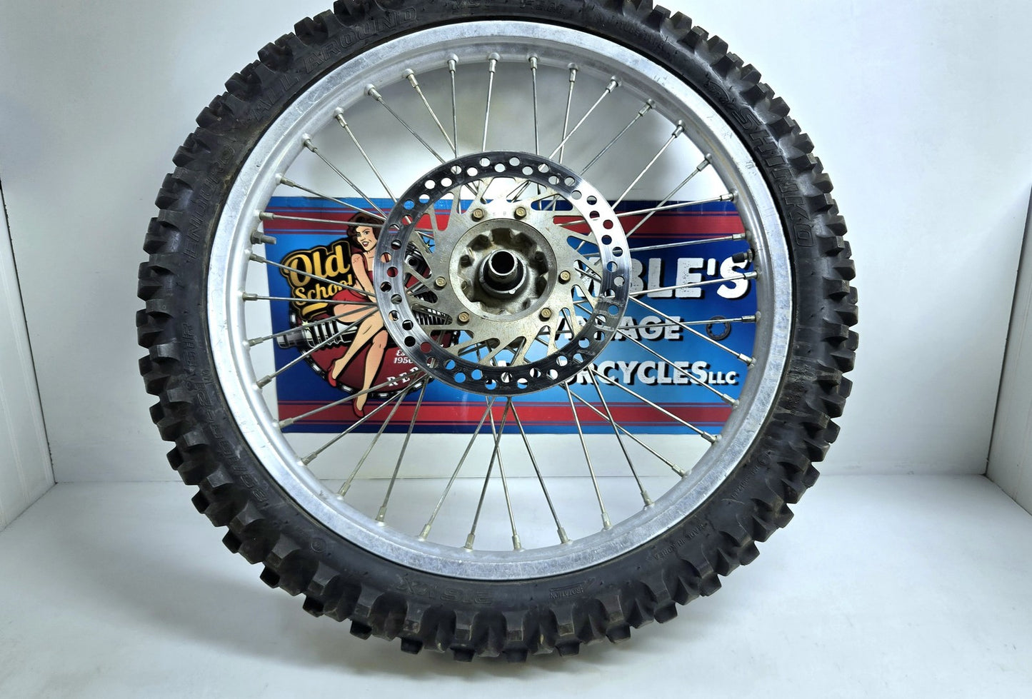 OEM 04 to 08 2004 Honda CRF250X Front Wheel Assembly Front Tire Shinko