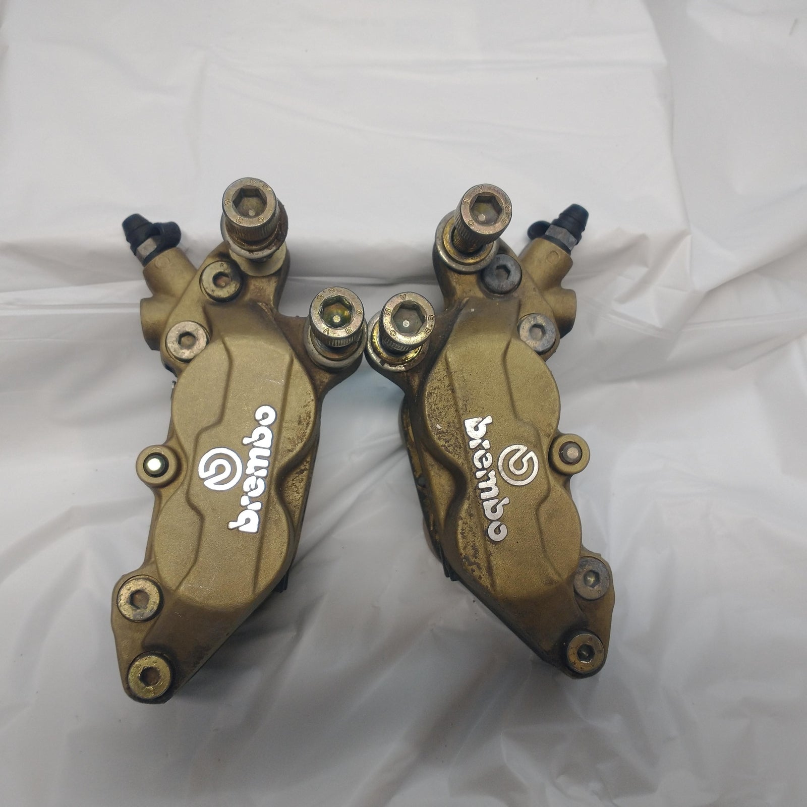 1994 DUCATI M900 MONSTER RIGHT LEFT FRONT BRAKE CALIPER SET PAIR CALIPERS