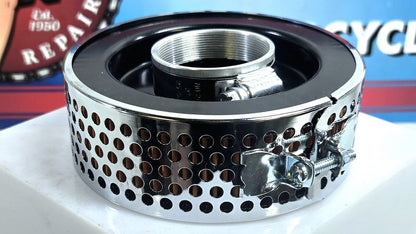 Amal Brand Air Filter Assembly 900 Center Mount Clamp on Style with Paper Filter