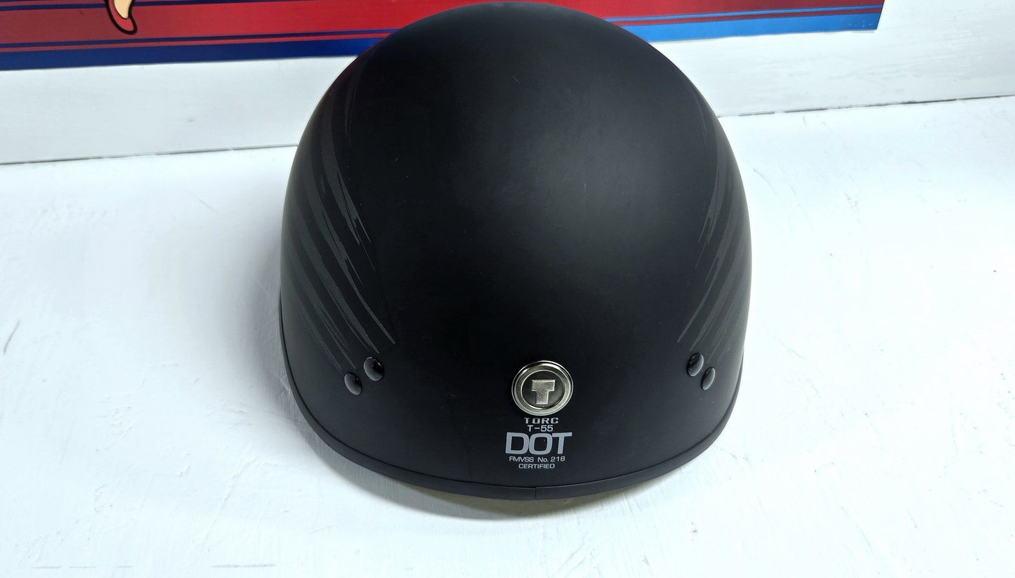 American Flag Gently Used Helmet Matte Black
