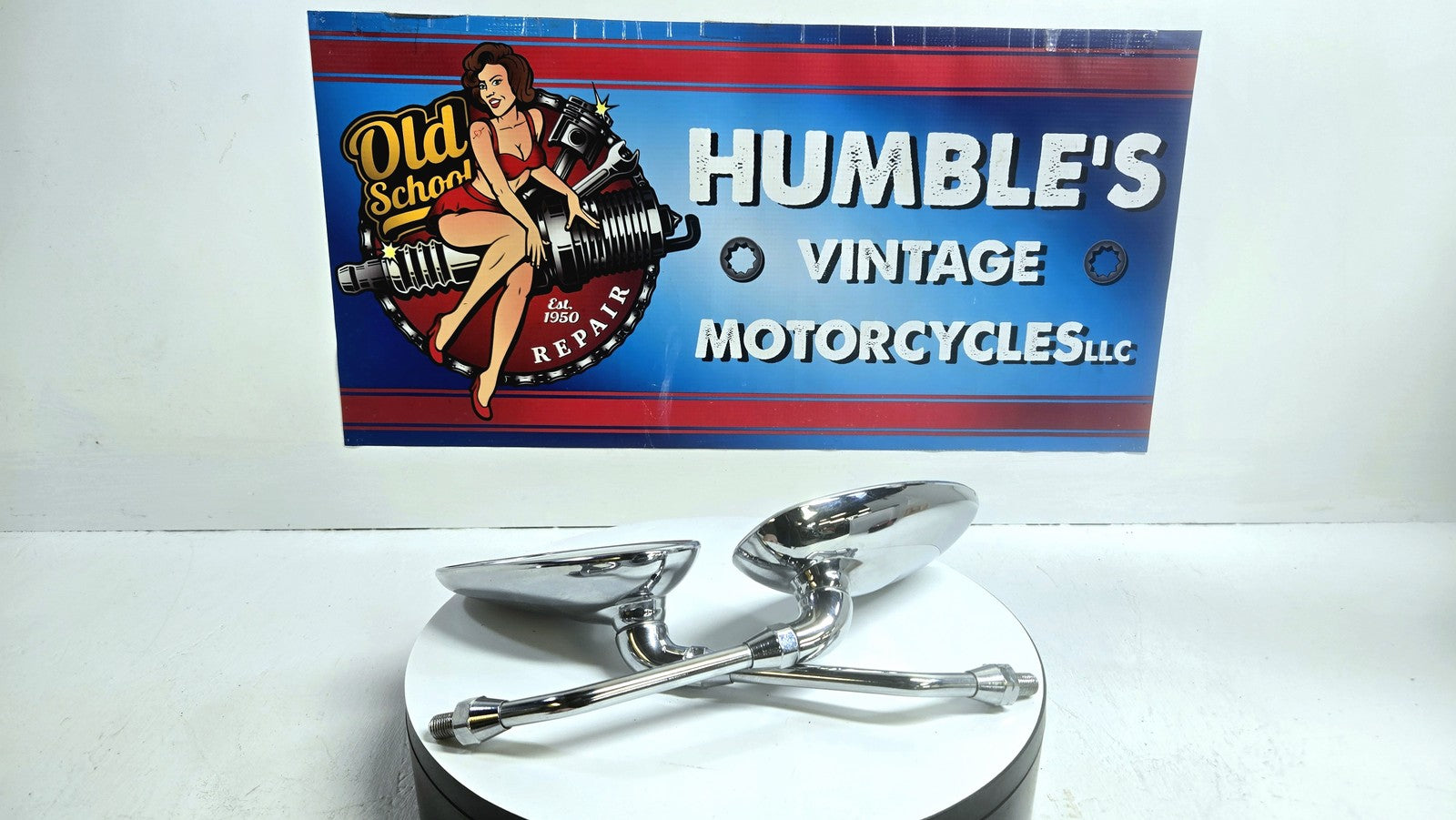 04 to 09 Yamaha XC125 Scooter OEM Rearview Mirror Set