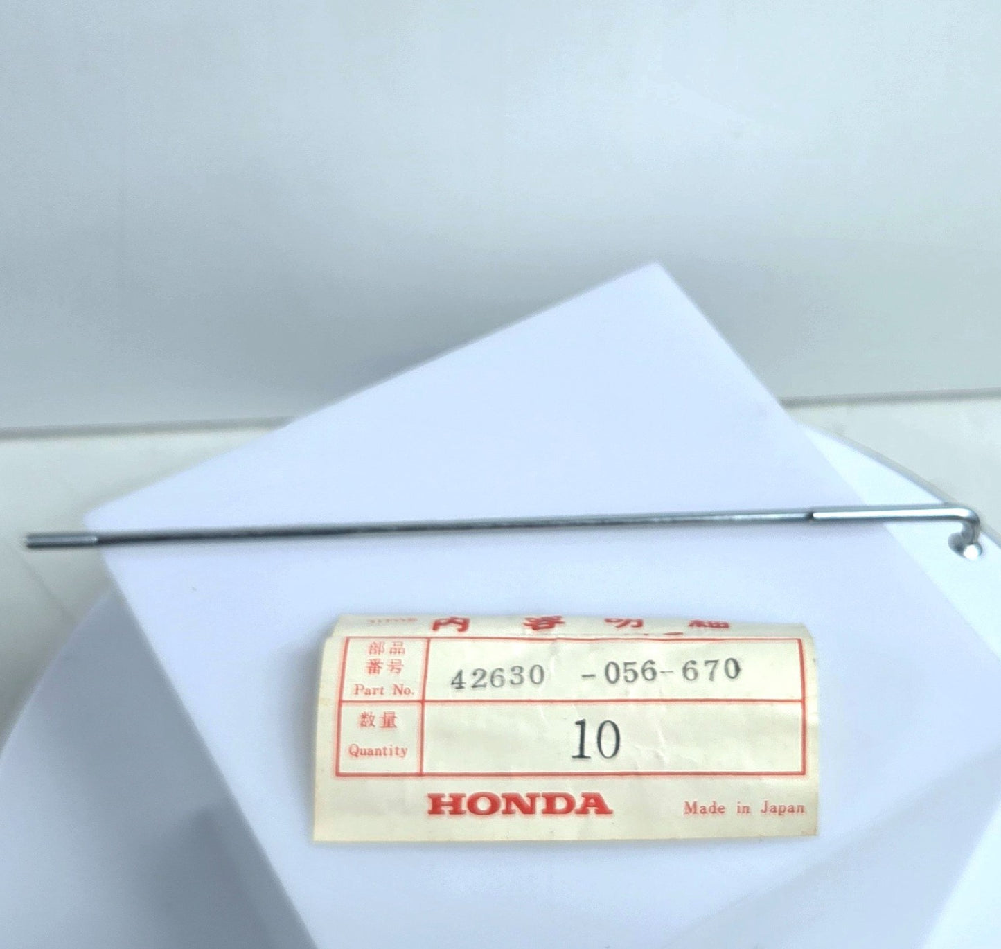 NOS HONDA REAR WHEEL SPOKES SET (10) 1967 , 1965 CL90 OEM # 42630-056-670