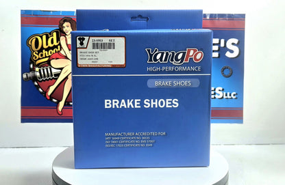 YangPo High Performance Brake Shoes from VTwin for Harley-Davidson
