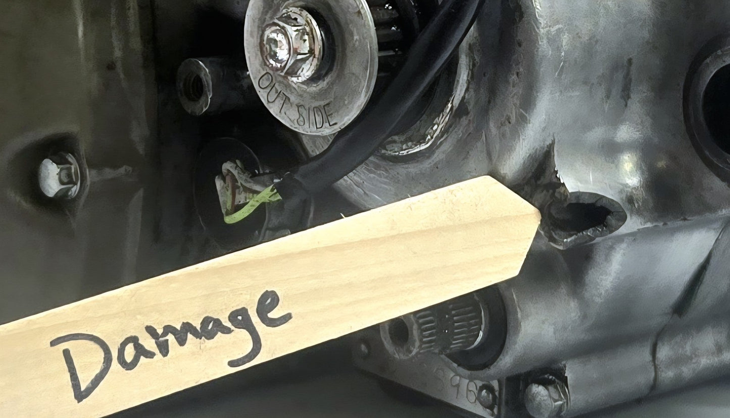 2008 Honda CRF450R Complete Lower End with Stator and Clutch Assembly