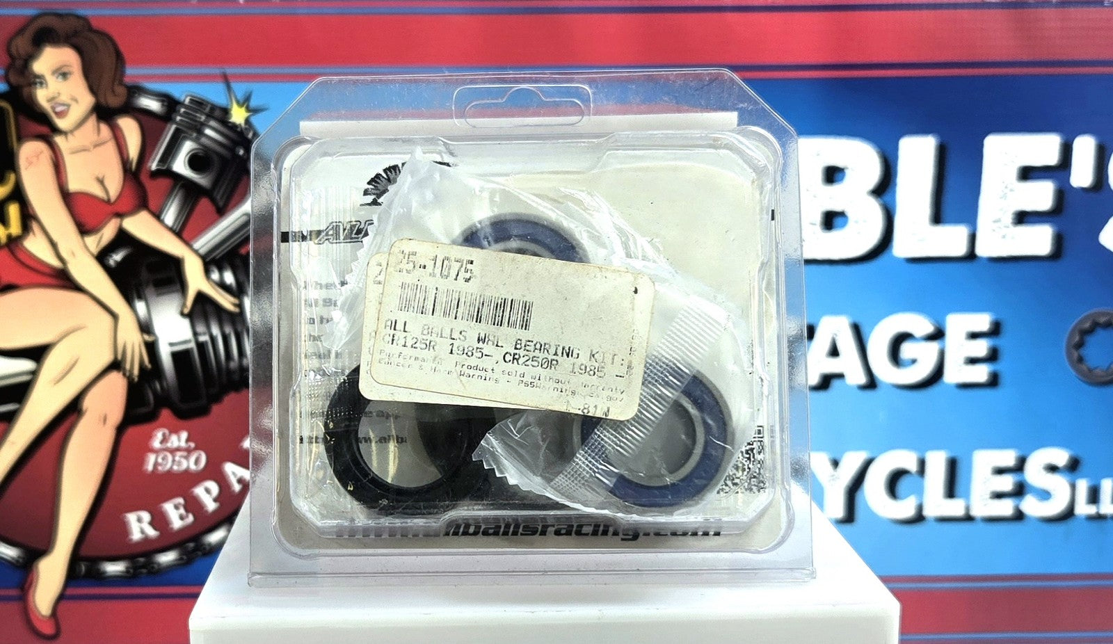 AllBalls Wheel Bearing Kit for Honda CR125R 85-94, CR250R 85-94, CR500R 85-94