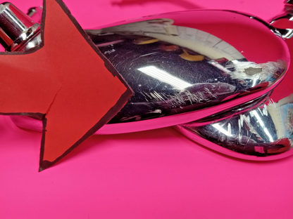 1995 SUZUKI bandit 600 CHROME REAR VIEW MIRROR SET PAIR MIRRORS