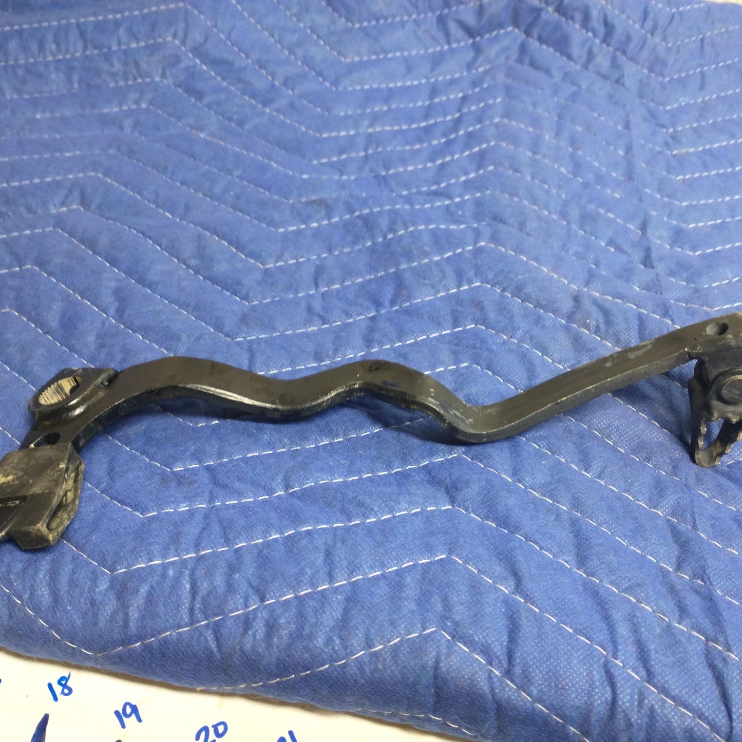 1994 HONDA XR250L OEM RIGHT REARSET BRAKE FOOT PEDAL