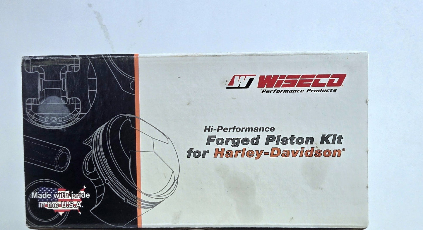 Wiseco - K0213PS - Tracker Series Piston Kit (1200cc, Reverse Dome), Standard...